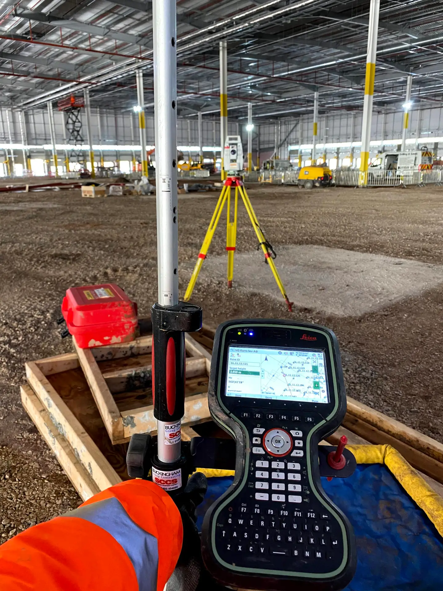 Industrial setting out survey gamage engineering